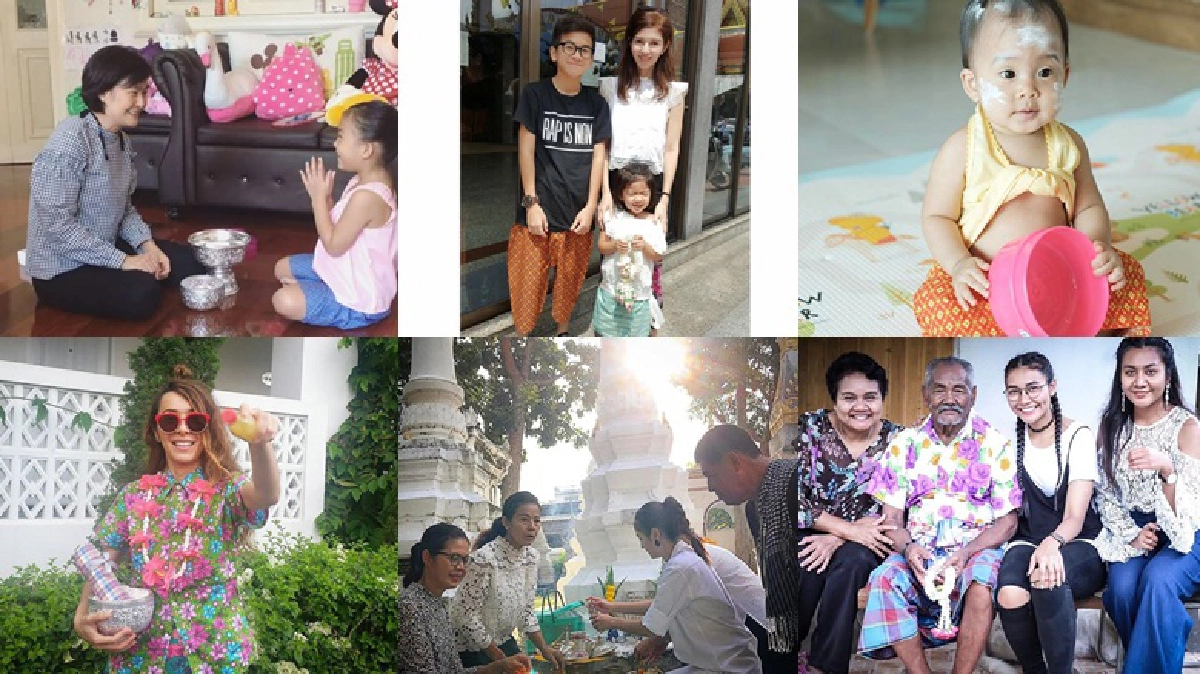 สุขสาดชุ่มฉ่ำใจวันสงกรานต์ของ‘คนบันเทิง’ สุขสาดชุ่มฉ่ำใจวันสงกรานต์ของ‘คนบันเทิง’