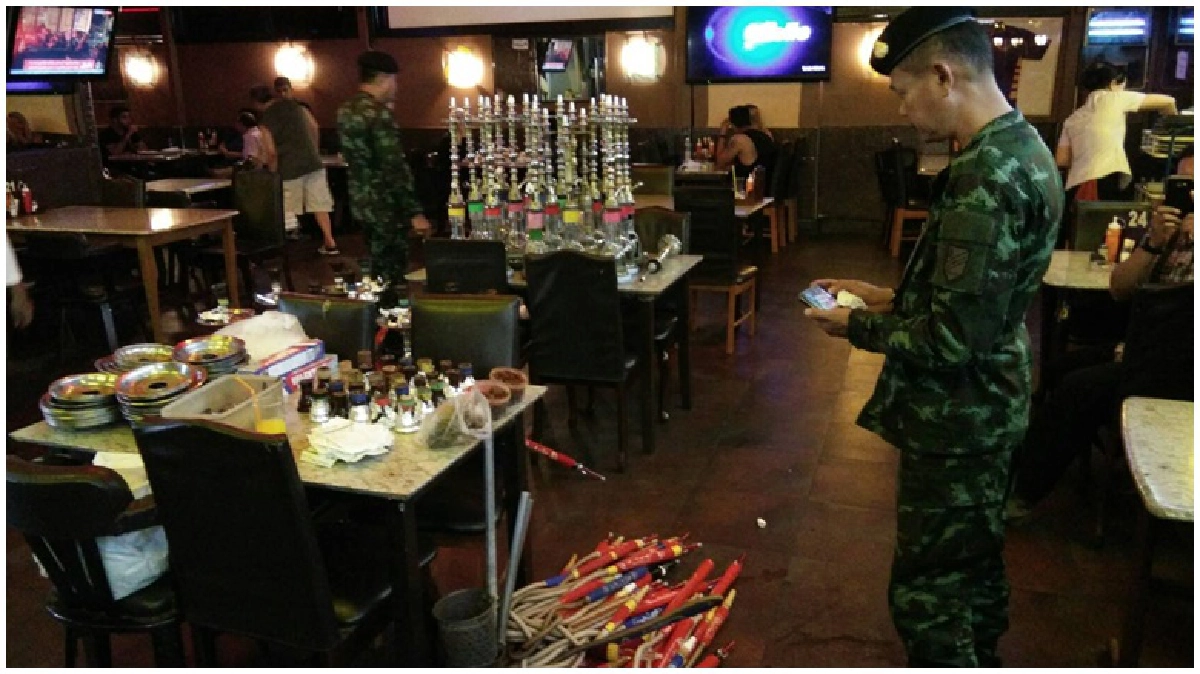 ทหาร-ตร.ลุยจับบารากู่ ร้านอาหารย่านสุขุมวิทซ.3