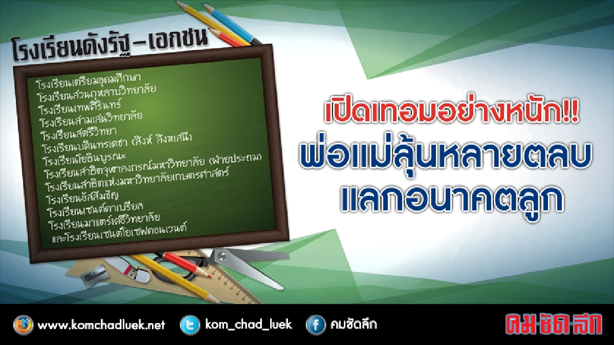 เปิดเทอมอย่างหนัก พ่อแม่ลุ้นหลายตลบแลกอนาคตลูก
