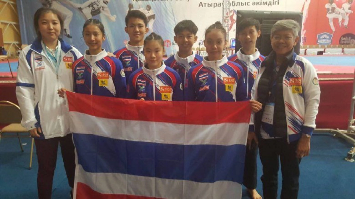 เทควันโดไทย ได้ทองท่ารำทีมหญิง เทควันโดไทย ได้ทองท่ารำทีมหญิง