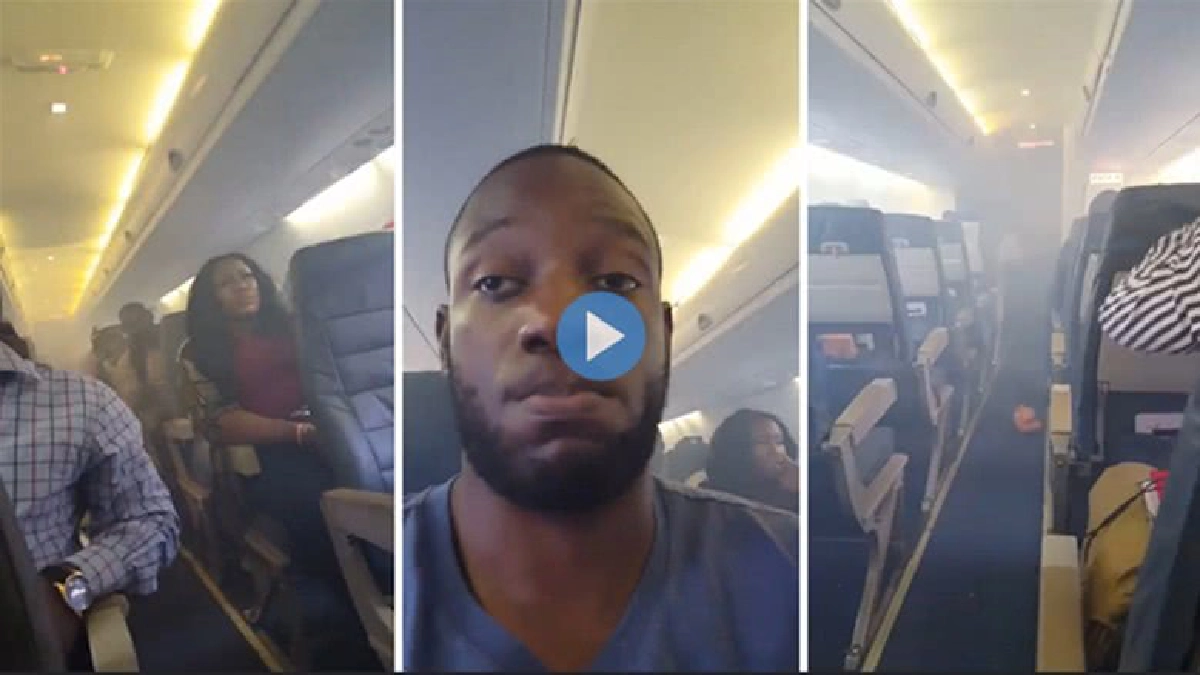 ระทึก! ไฟไหม้กลางเวหาเที่ยวบินไนจีเรีย (ชมคลิป) ระทึก! ไฟไหม้กลางเวหาเที่ยวบินไนจีเรีย (ชมคลิป)