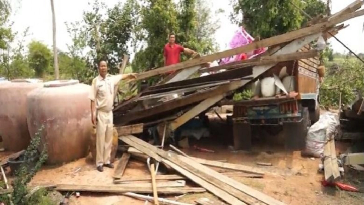 อุดรธานีพายุฤดูร้อนถล่ม2อำเภอตาย2เจ็บ2