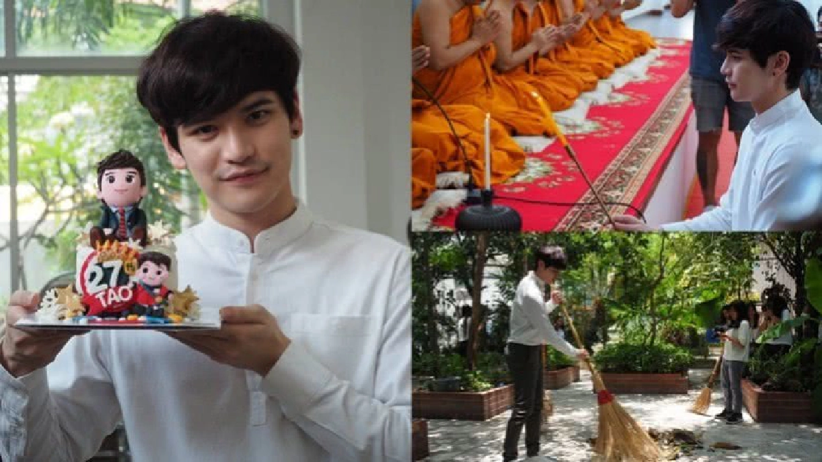 'เต๋า' แท็คทีมแฟนคลับทำบุญอายุ 27 ปี (คลิป) 'เต๋า' แท็คทีมแฟนคลับทำบุญอายุ 27 ปี (คลิป)