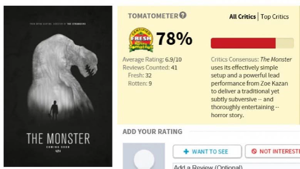 “The Monster”หนังขย้ำขวัญ ที่นักวิจารณ์สุดเซอร์ไพรส์ในปีนี้ “The Monster”หนังขย้ำขวัญ ที่นักวิจารณ์สุดเซอร์ไพรส์ในปีนี้