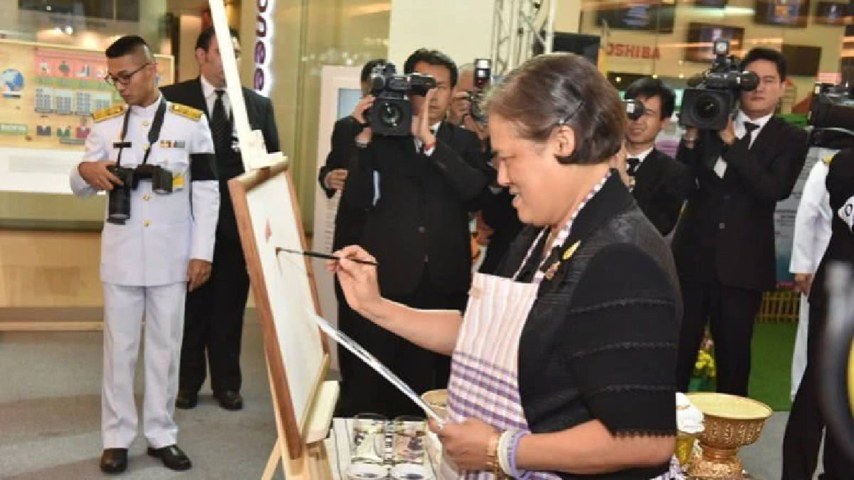 สมเด็จพระเทพฯ ทรงวาดภาพฝีพระหัตถ์รูปสัตว์อนุรักษ์