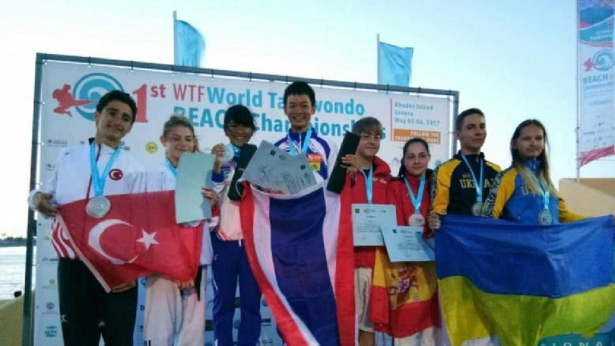 เทควันโดพุ่มเซ่เก็บ 6 ทองศึกชายหาดชิงแชมป์โลก