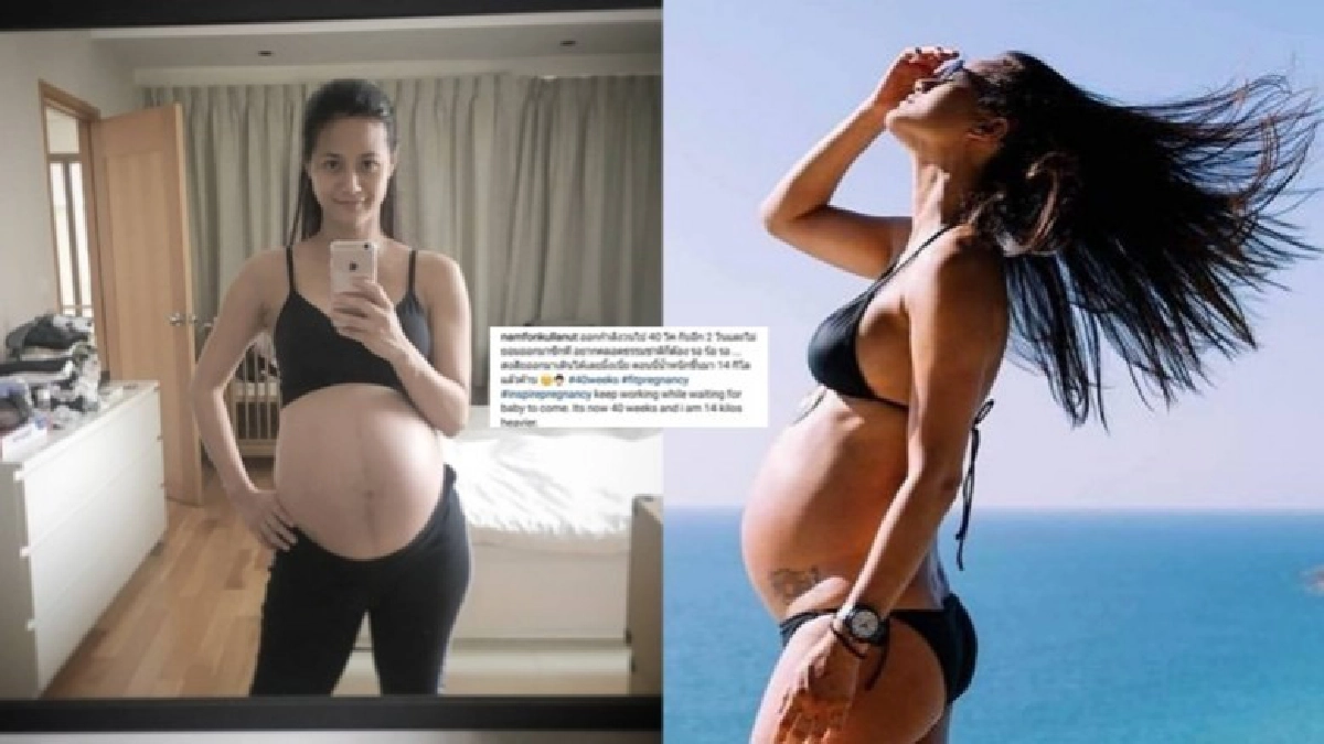 10 เดือน ยังไม่คลอด! ‘น้ำฝน’ โชว์ท้องนูนสวย