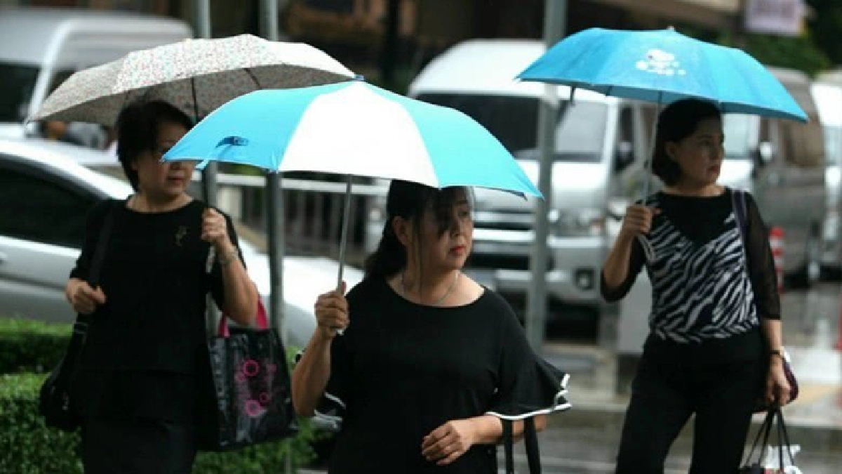 ฝนตกโปรยปรายย่านถนนราชวิถี (ภาพชุด) ฝนตกโปรยปรายย่านถนนราชวิถี (ภาพชุด)