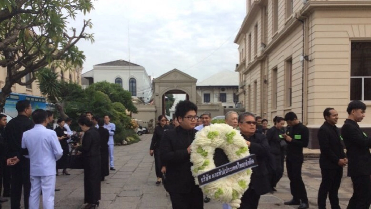 คณะบุคคลร่วมเป็นเจ้าภาพบำเพ็ญกุศลพระบรมศพ เป็นวันที่ 128