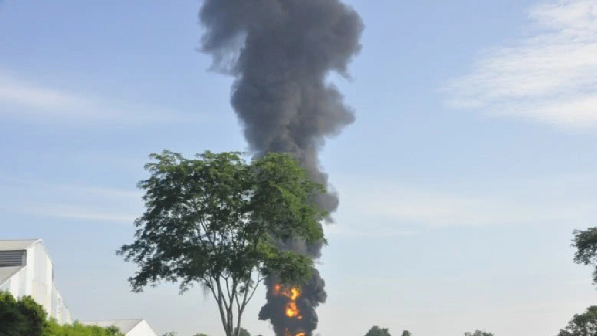 ไฟไหม้โกดังพลาสติกโคราชวอดกว่า10ล้าน