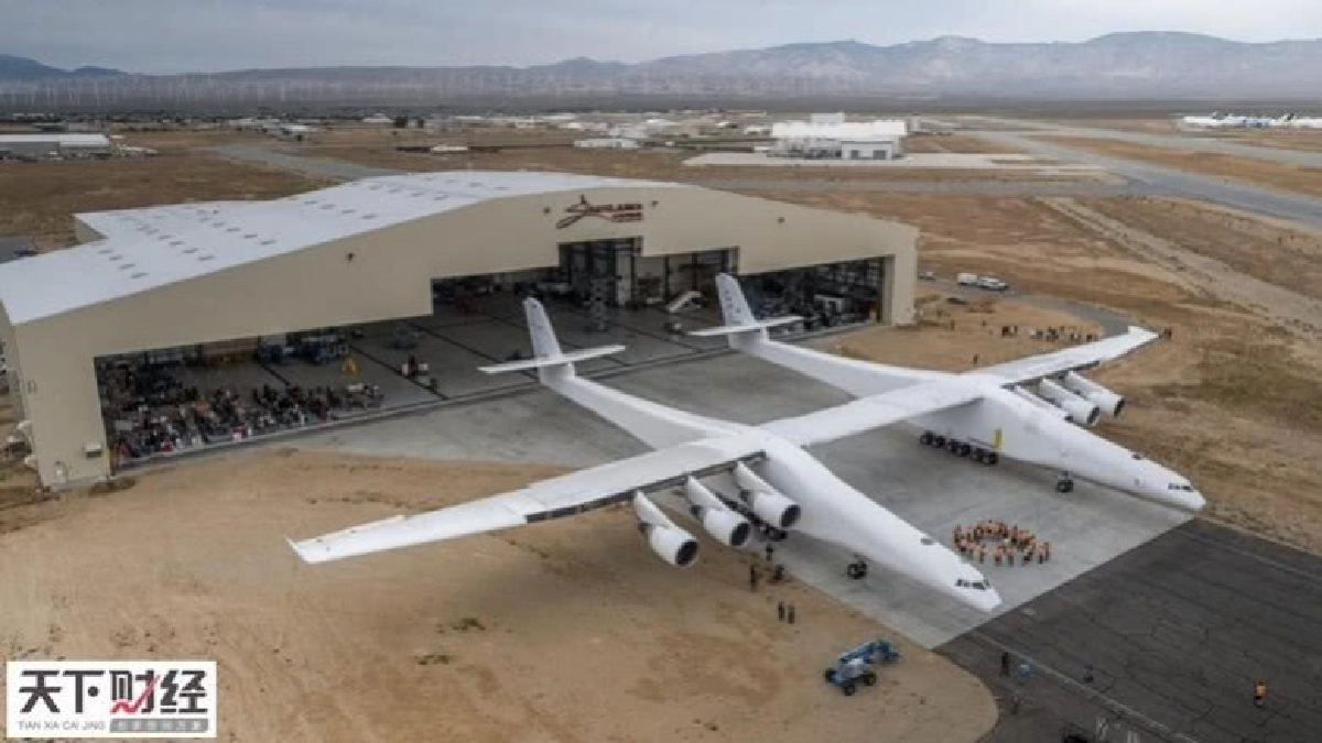 โลกตะลึง !! “Stratolaunch” เครื่องบินยักษ์ 28 ล้อ