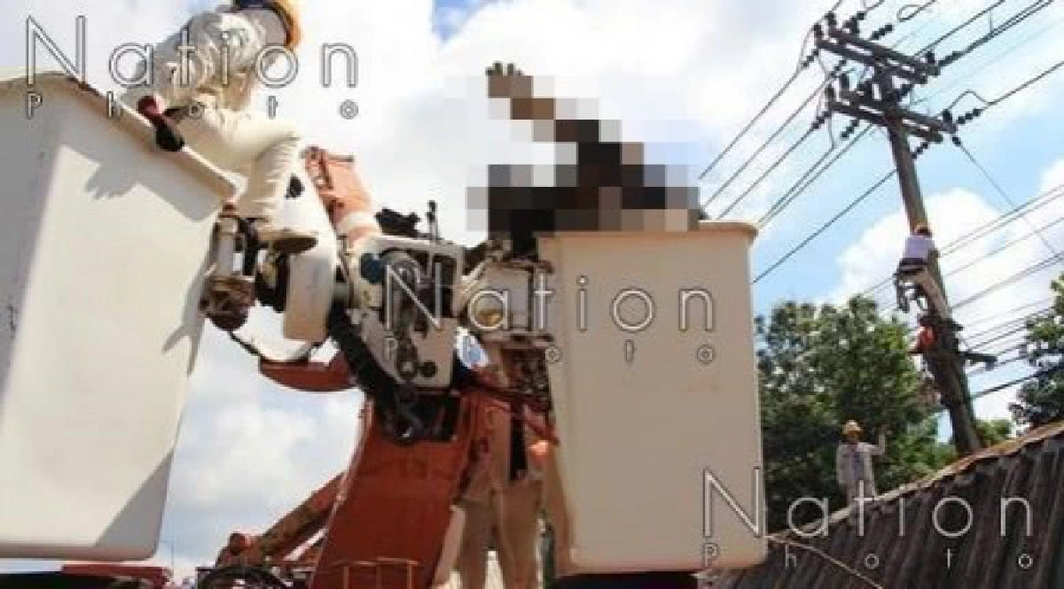 ปีนตัดไฟฟ้าแรงสูงพลาดท่าถูกช็อตร่างเกรียม ดับอนาถคาเสา ปีนตัดไฟฟ้าแรงสูงพลาดท่าถูกช็อตร่างเกรียม ดับอนาถคาเสา