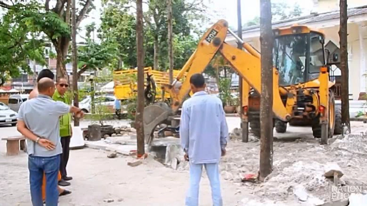 รื้อคอนกรีตจุดฝังศพ‘สามเณรปลื้ม’
