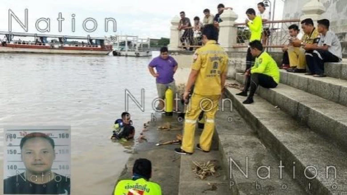 จี้แท็กซี่หนี ตร.โดดสะพานลงเจ้าพระยาหายไร้ร่องรอย
