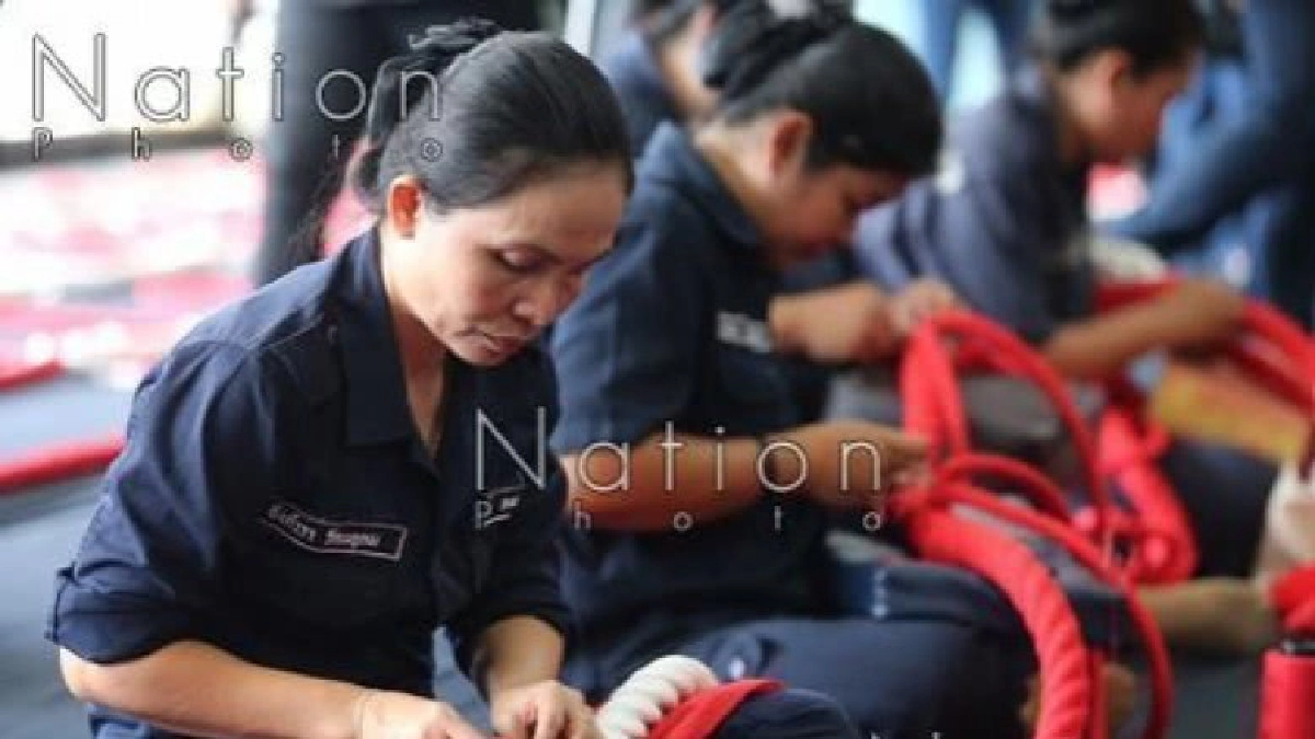 เชือกฉุดชักราชรถคืบหน้า 90% เชือกฉุดชักราชรถคืบหน้า 90%