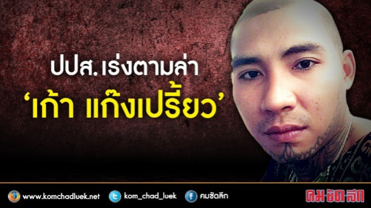 ป.ป.ส.ตามล่าตัว "เก้า" แก๊ง "เปรี้ยว" ป.ป.ส.ตามล่าตัว "เก้า" แก๊ง "เปรี้ยว"