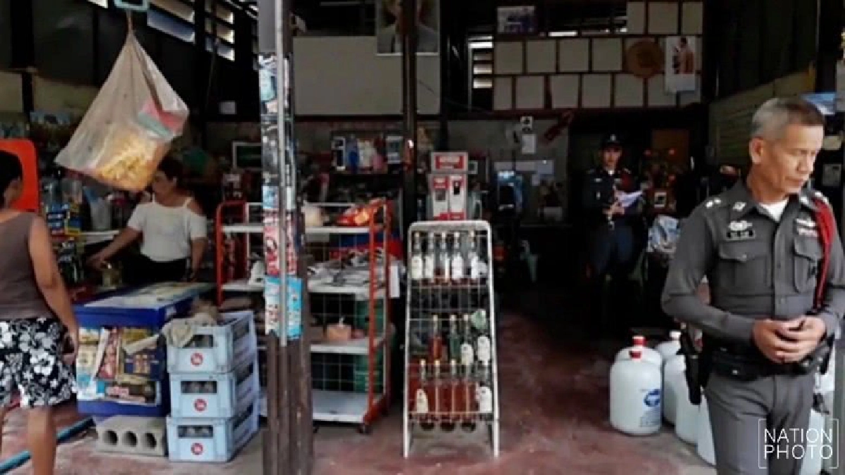 โจรบุกเดี่ยวใช้มีดจี้แม่ค้ากลางวันแสกๆ