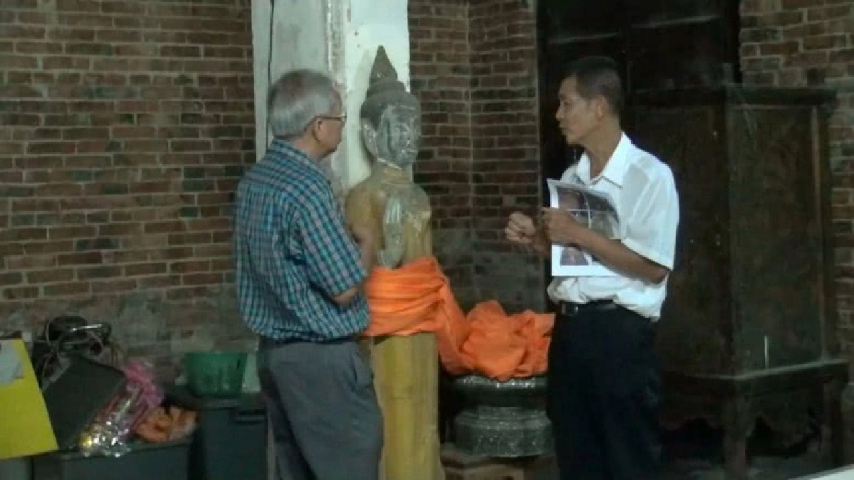 วัดวังตะวันตกส่งทนายร้องตร.ผ้าโบราณสมัยพระเจ้าตากสูญหาย