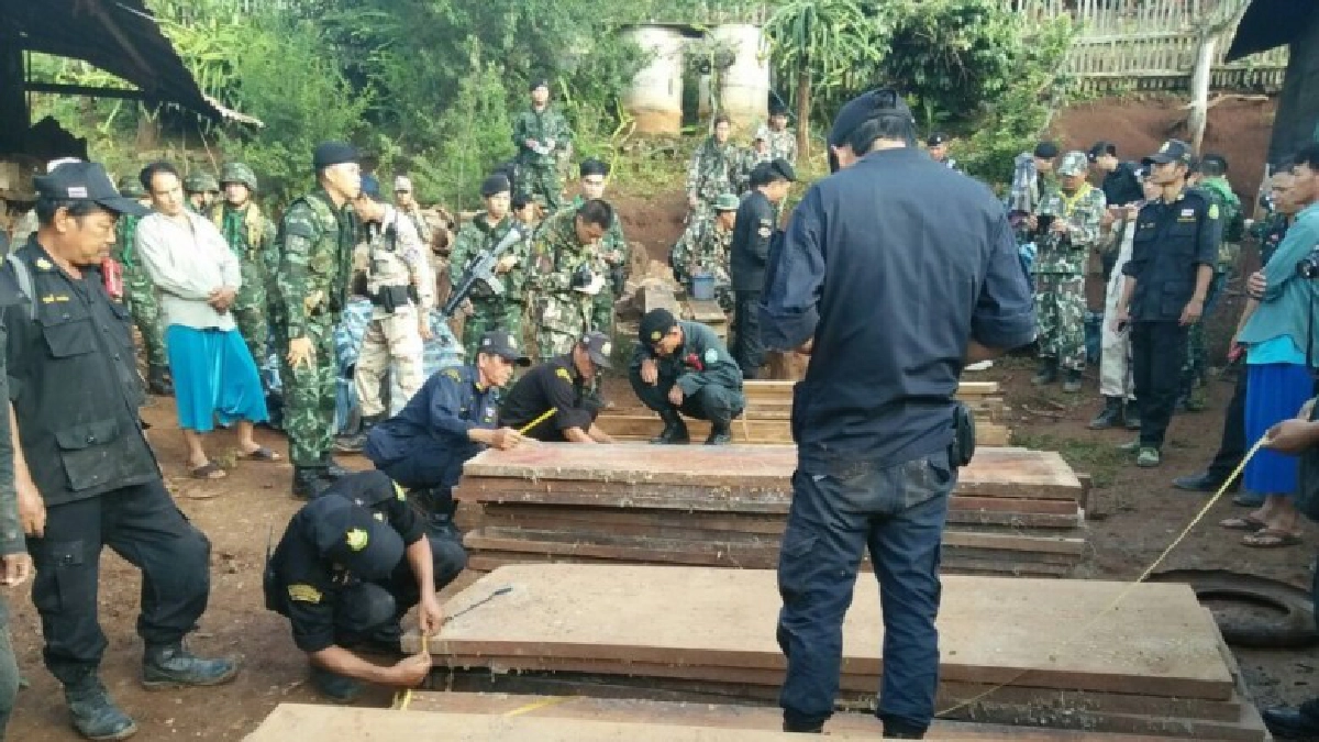 ชาวบ้านปางมะผ้าส่งไลน์-เฟซขนสักทองทิ้งกลัวถูกจนท.บุกจับ ชาวบ้านปางมะผ้าส่งไลน์-เฟซขนสักทองทิ้งกลัวถูกจนท.บุกจับ