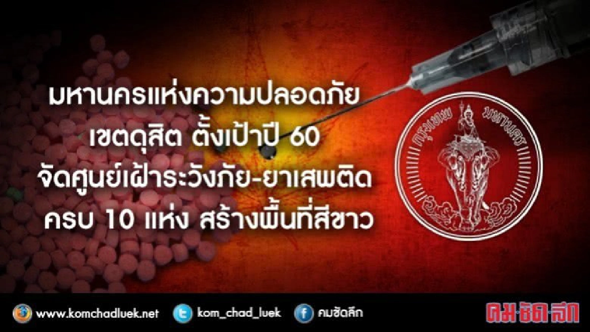 เขตดุสิต จัดเพิ่ม"ศูนย์เฝ้าระวังภัยและยาเสพติดชุมชนสวนอ้อย" เขตดุสิต จัดเพิ่ม"ศูนย์เฝ้าระวังภัยและยาเสพติดชุมชนสวนอ้อย"