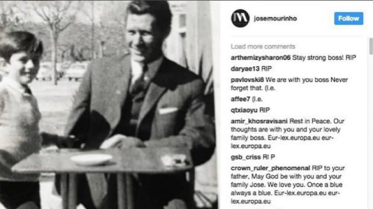 คุณพ่อ"มูรินโญ"เสียชีวิตด้วยวัย79ปี คุณพ่อ"มูรินโญ"เสียชีวิตด้วยวัย79ปี