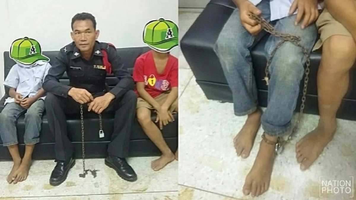 ช่วยสองพี่น้องถูกพ่อแม่ทำร้าย-จับล่ามโซ่ ช่วยสองพี่น้องถูกพ่อแม่ทำร้าย-จับล่ามโซ่