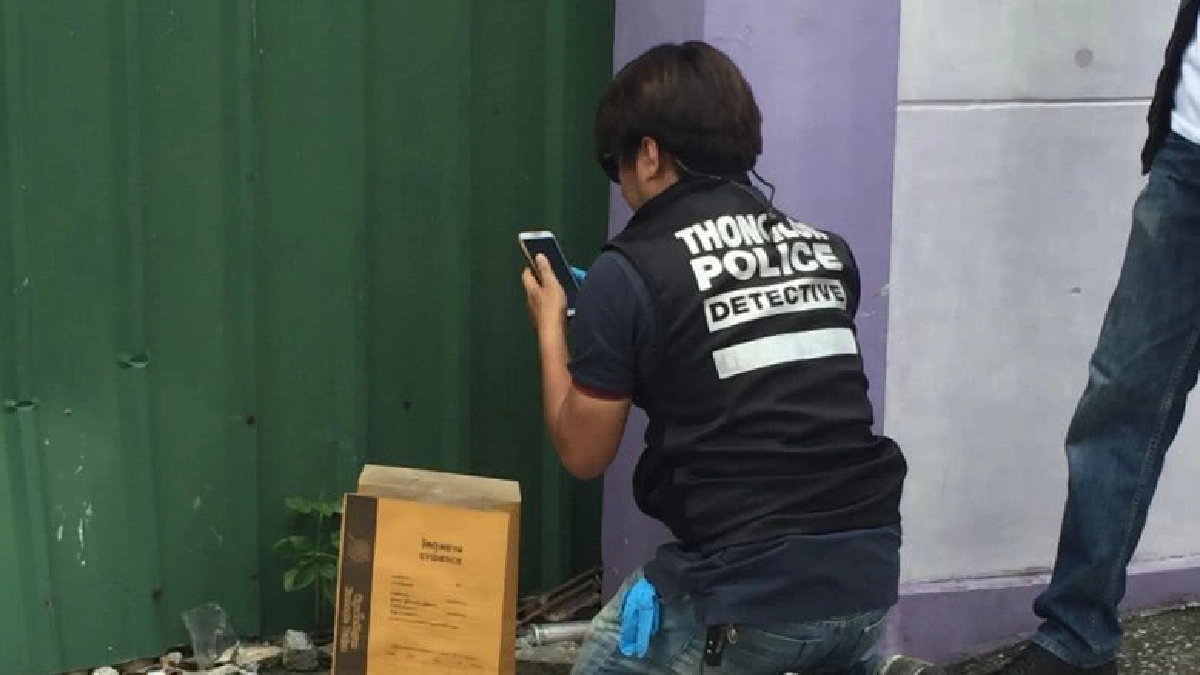 โร่แจ้งตร.พบวัตถุสงสัยตรวจสอบเป็นระเบิดแก๊สน้ำตา