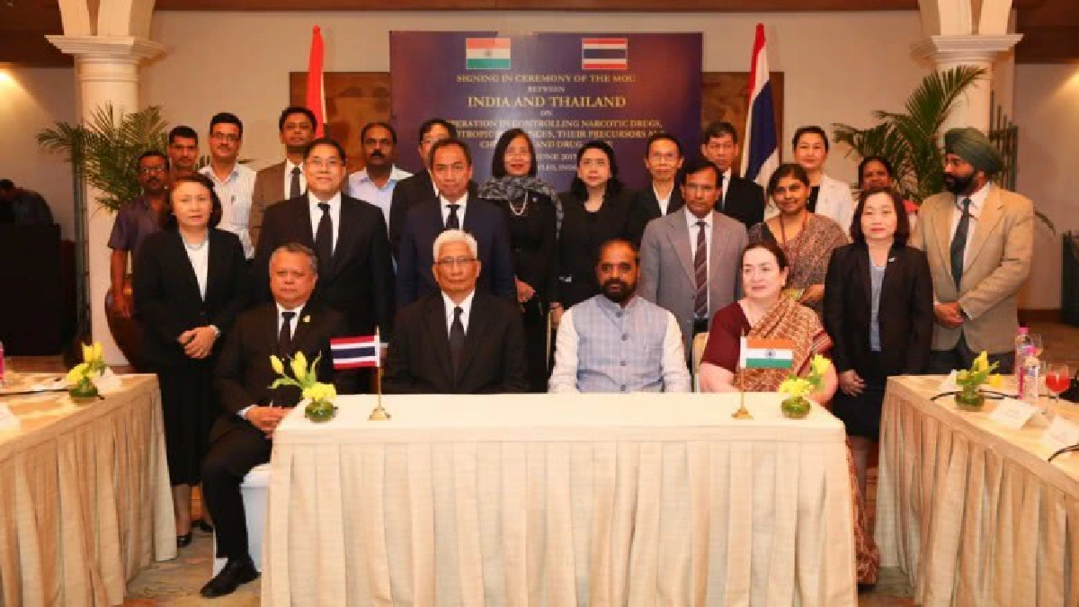 ไทย-อินเดียจับมือขจัดยาเสพติดที่ต้นทาง ไทย-อินเดียจับมือขจัดยาเสพติดที่ต้นทาง