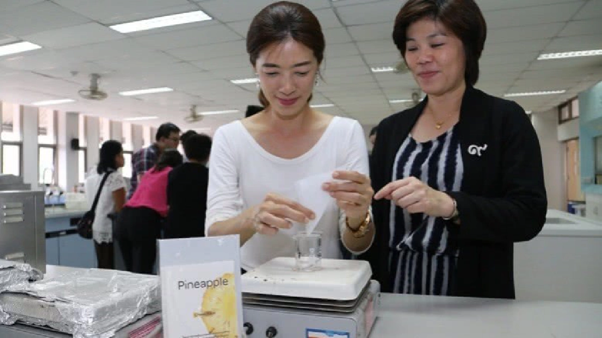 แปรรูปสับปะรดเป็นเครื่องสำอาง 