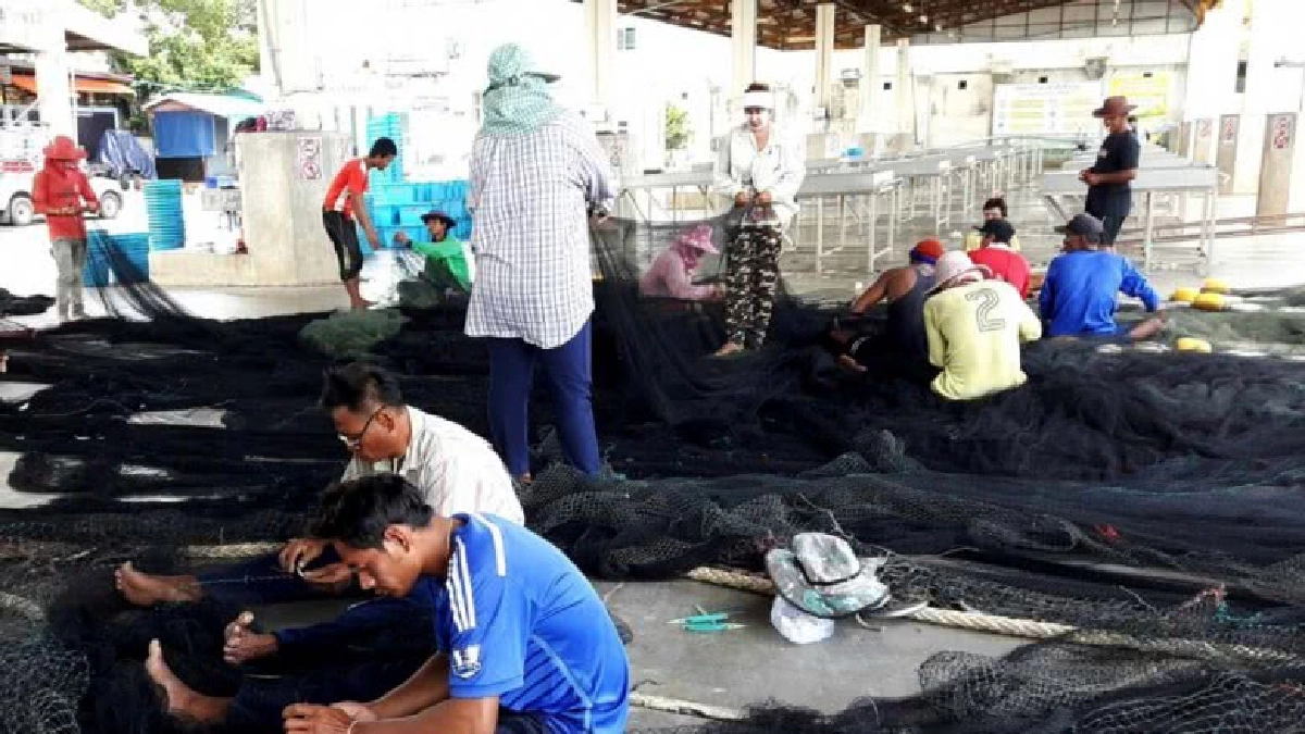  ตังเกมหาชัยตื่นพ.ร.ก.60"นายจ้างประมง–แรงงาน”แห่จัดทำเอกสาร 