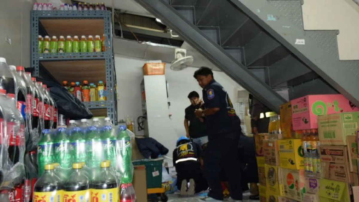 "แหม่มรัสเซีย" ตกตึกทะลุหลังคาเซเว่นฯ "แหม่มรัสเซีย" ตกตึกทะลุหลังคาเซเว่นฯ