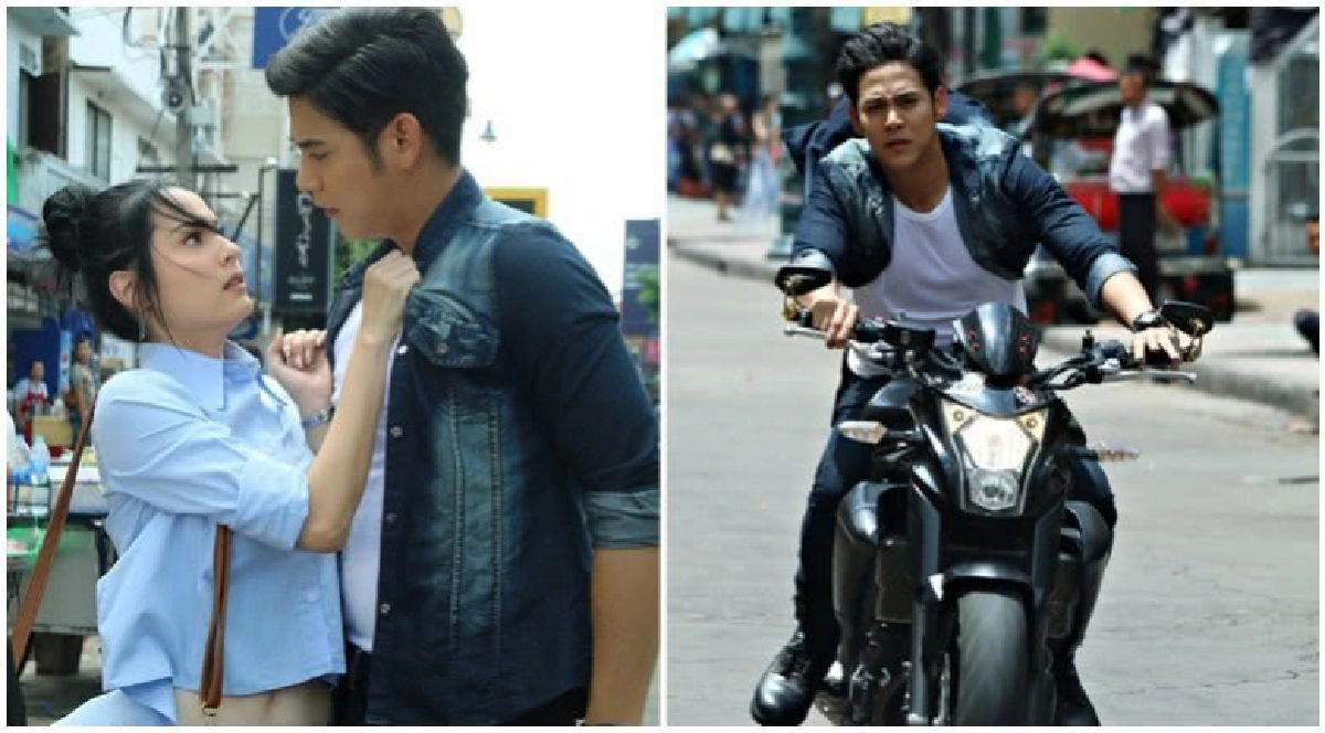 'พอร์ช-ขวัญ' แว๊นมอเตอร์ไซต์ไล่จับคนร้าย 