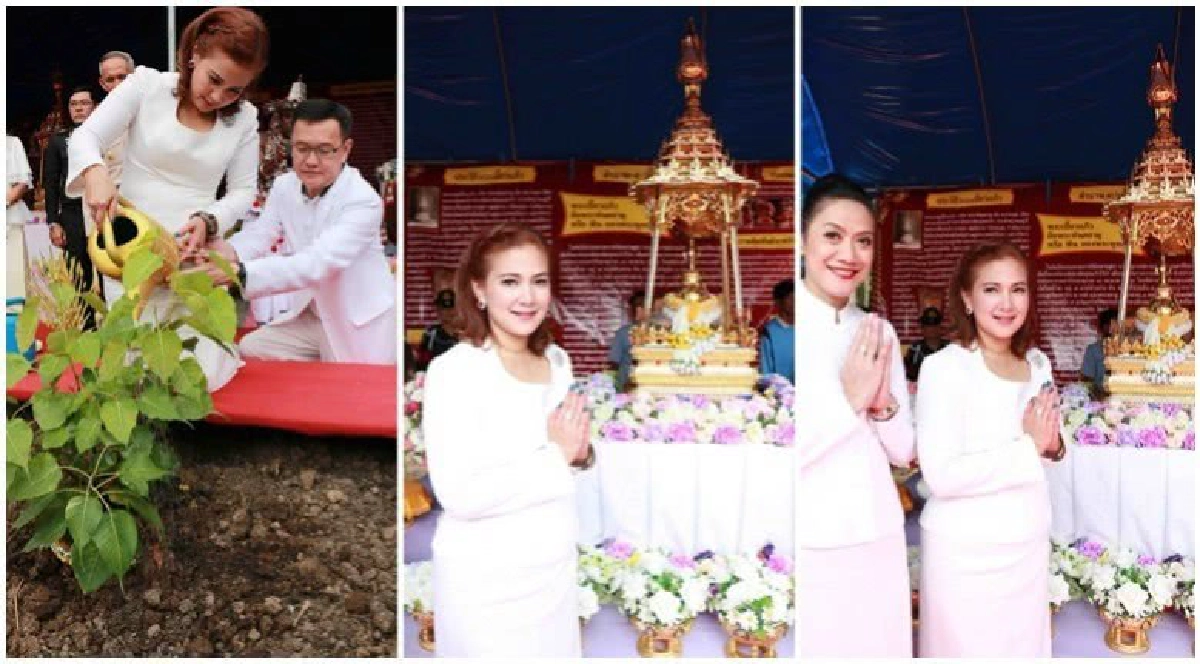 'น้อย' อิ่มบุญ ร่วมขบวนแห่พระเขี้ยวแก้วจำลอง