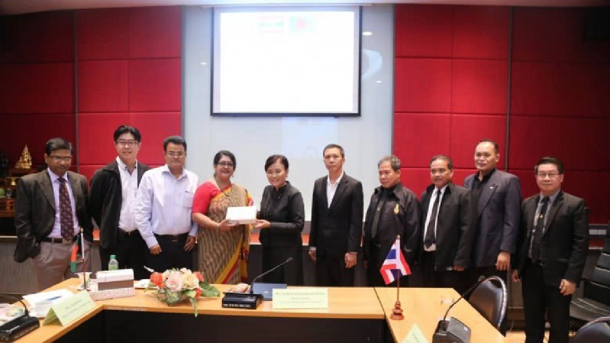 กระทรวงสิ่งทอฯบังคลาเทศดูงานด้านหม่อนไหม