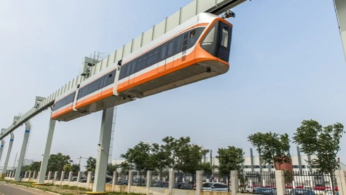 'จีน'ทดสอบ'รถไฟแขวน'เร็วสูงสุดในจีน 'จีน'ทดสอบ'รถไฟแขวน'เร็วสูงสุดในจีน