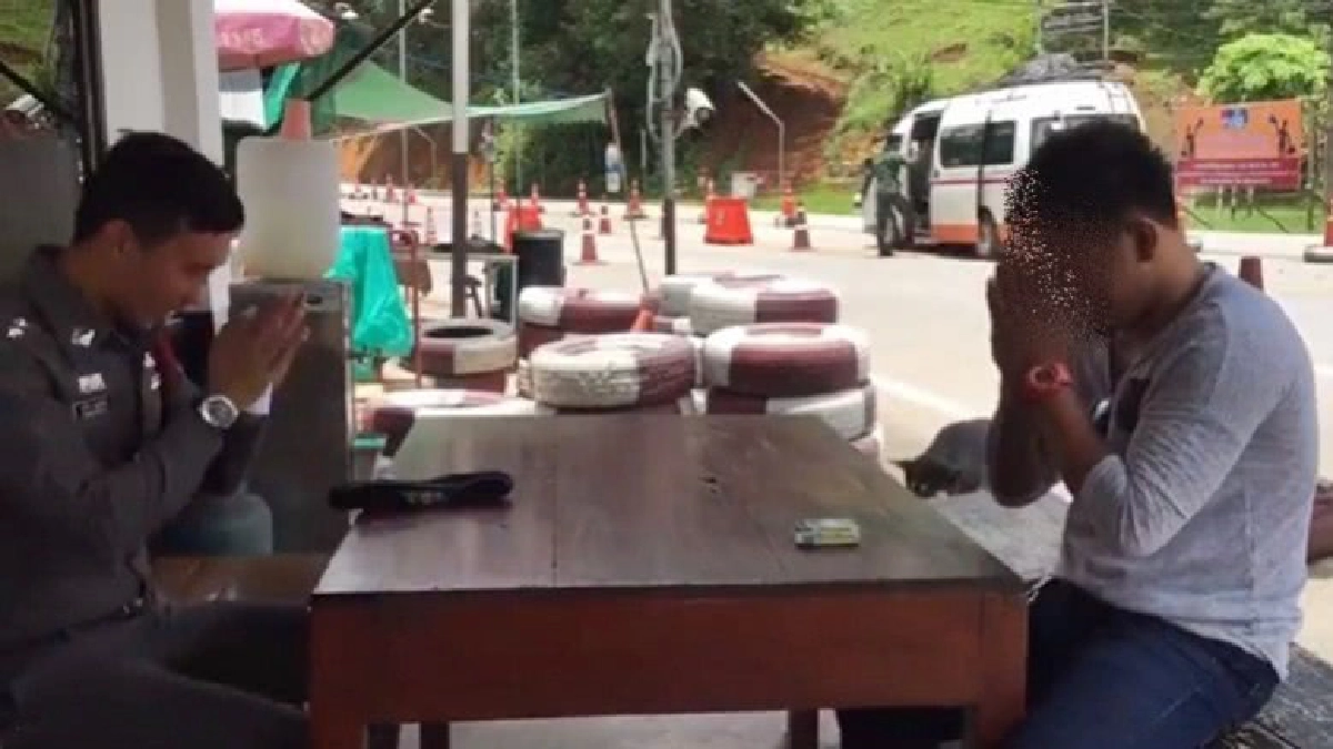หนุ่มรถตู้ขอโทษ ‘กวนตีน’ จนท.ตร.