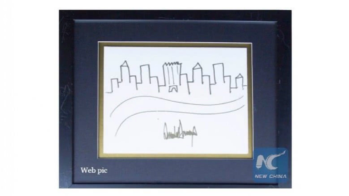 หายากมาก !? ประมูลภาพวาดฝีมือ “ทรัมป์” หายากมาก !? ประมูลภาพวาดฝีมือ “ทรัมป์”