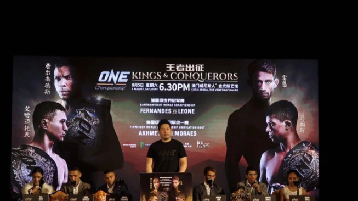 “วัน แชมเปียนชิพ”แถลงข่าวสังเวียนเดือดที่มาเก๊า “วัน แชมเปียนชิพ”แถลงข่าวสังเวียนเดือดที่มาเก๊า