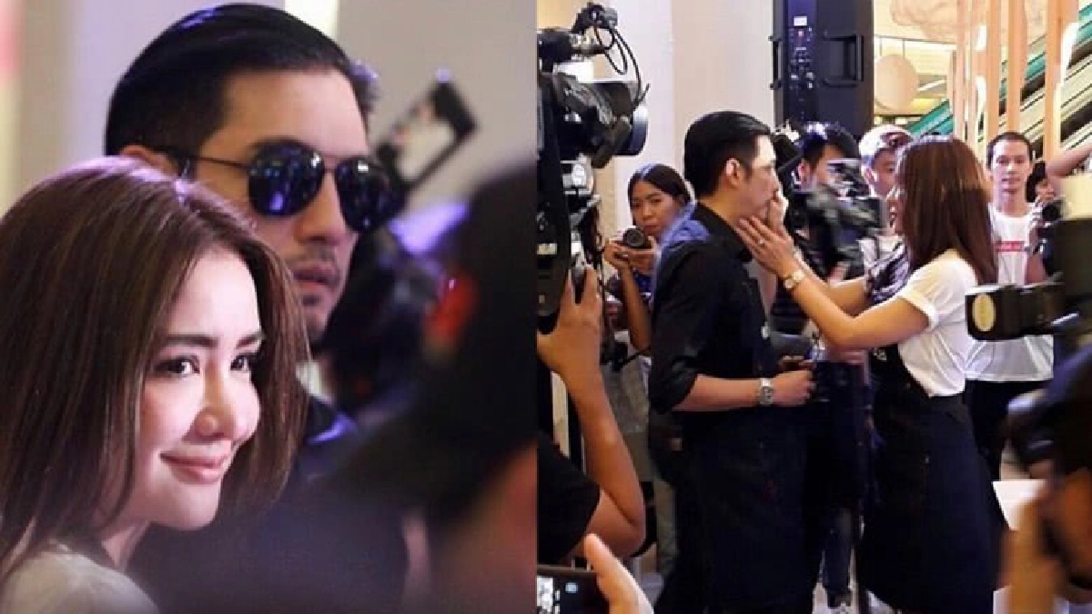 น่ารักมุ้งมิ้ง!‘หนุ่ม-นิโคล’ควงกันหวานงานช่วยน้ำท่วม(คลิป)