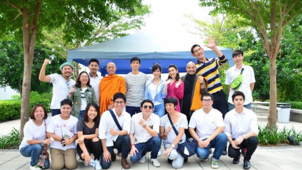 'ตูมตาม'  นำทีมนักแสดงบวงสรวงละครเรื่องใหม่ 'มาวัดกันไหม' 
