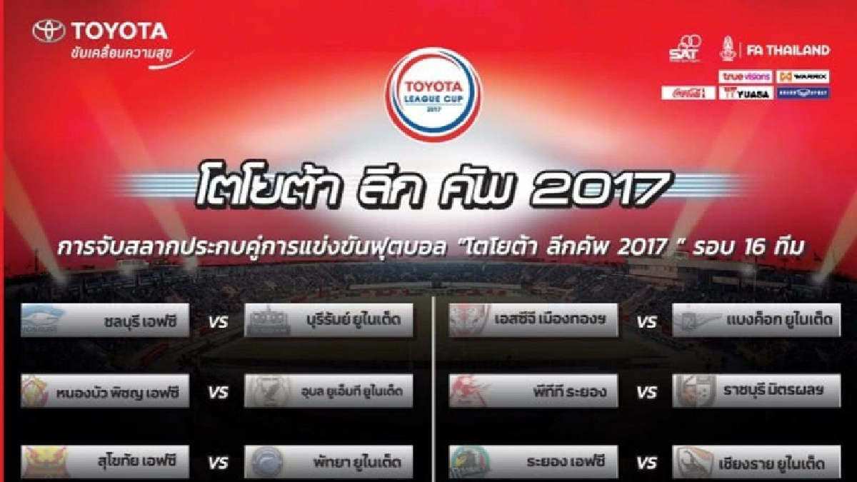 สุดมันส์!"กิเลน"ดวล"แข้งเทพ"โตโยต้าลีกคัพรอบ16ทีม สุดมันส์!"กิเลน"ดวล"แข้งเทพ"โตโยต้าลีกคัพรอบ16ทีม