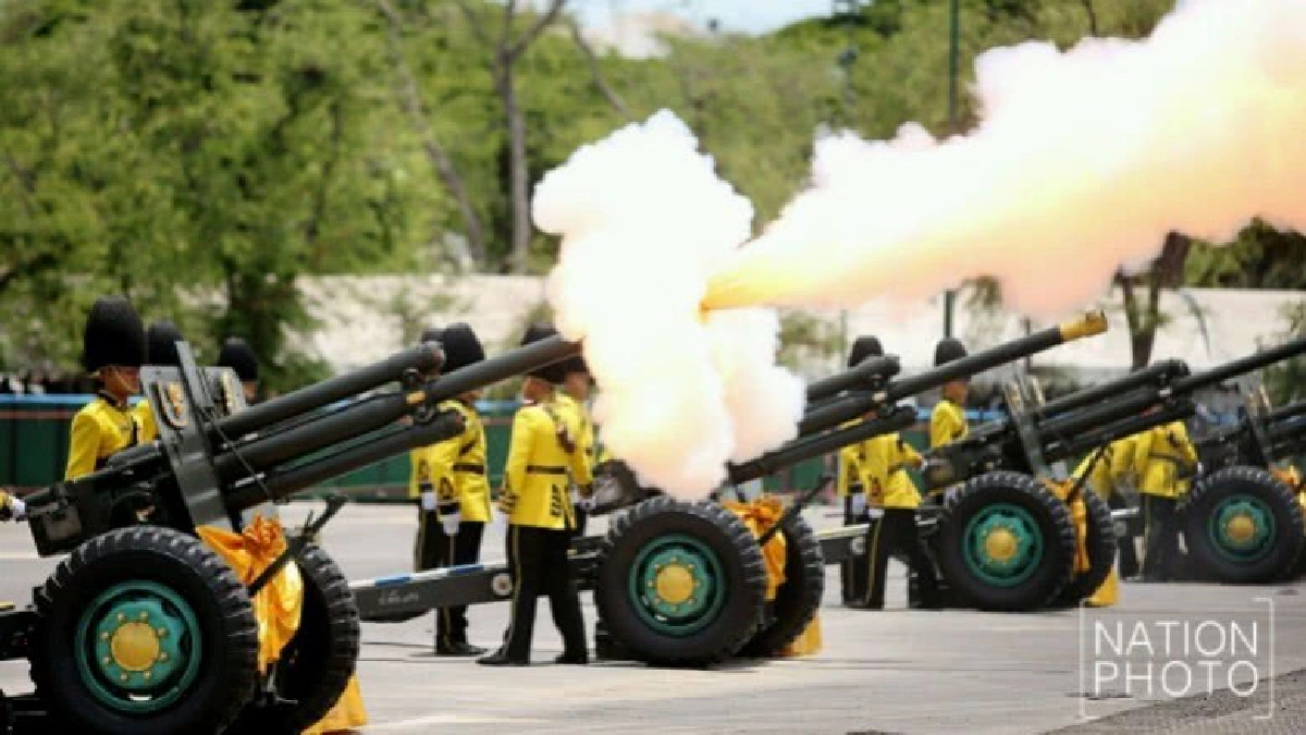 ยิงสลุตหลวง 21 นัด เฉลิมพระเกียรติพระบรมราชินีนาถ