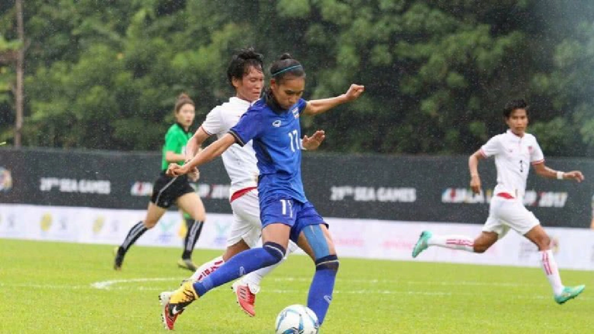  "ชบาแก้ว"เฉือนเมียนมา3-2ประเดิมซีเกมส์