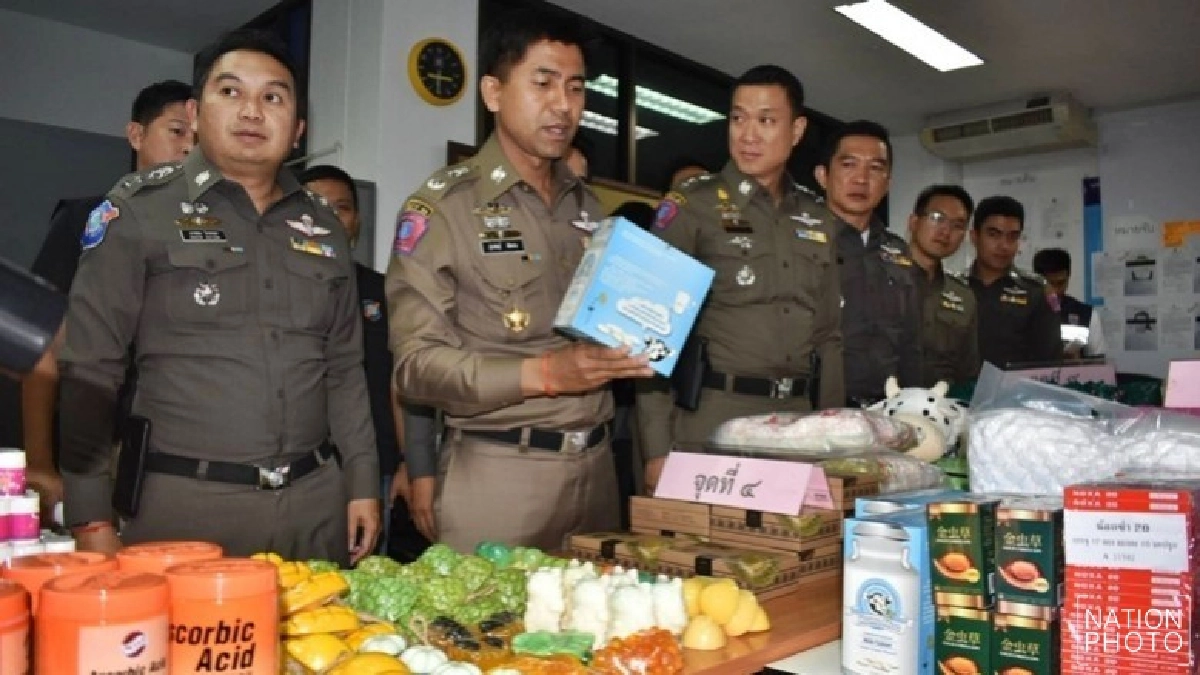 จับร้านขายสินค้าผิดกฎหมาย