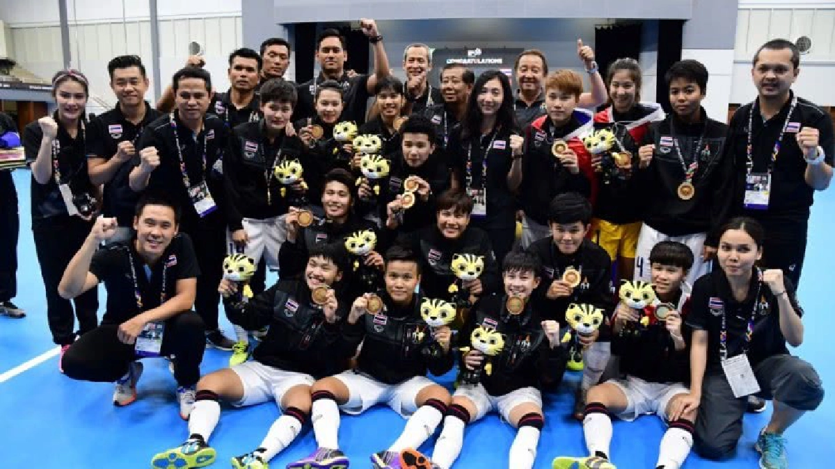 ฟุตซอลหญิงไทยอัดมาเลเซีย 12-0  คว้าทองซีเกมส์