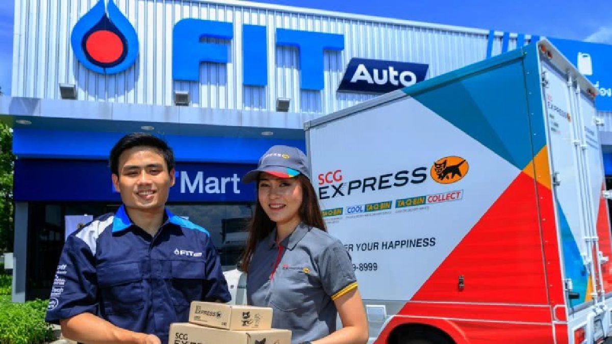 "เอสซีจี เอ็กซ์เพรส" ผนึก"ปตท."เปิดบริการรับพัสดุ"FIT Auto"