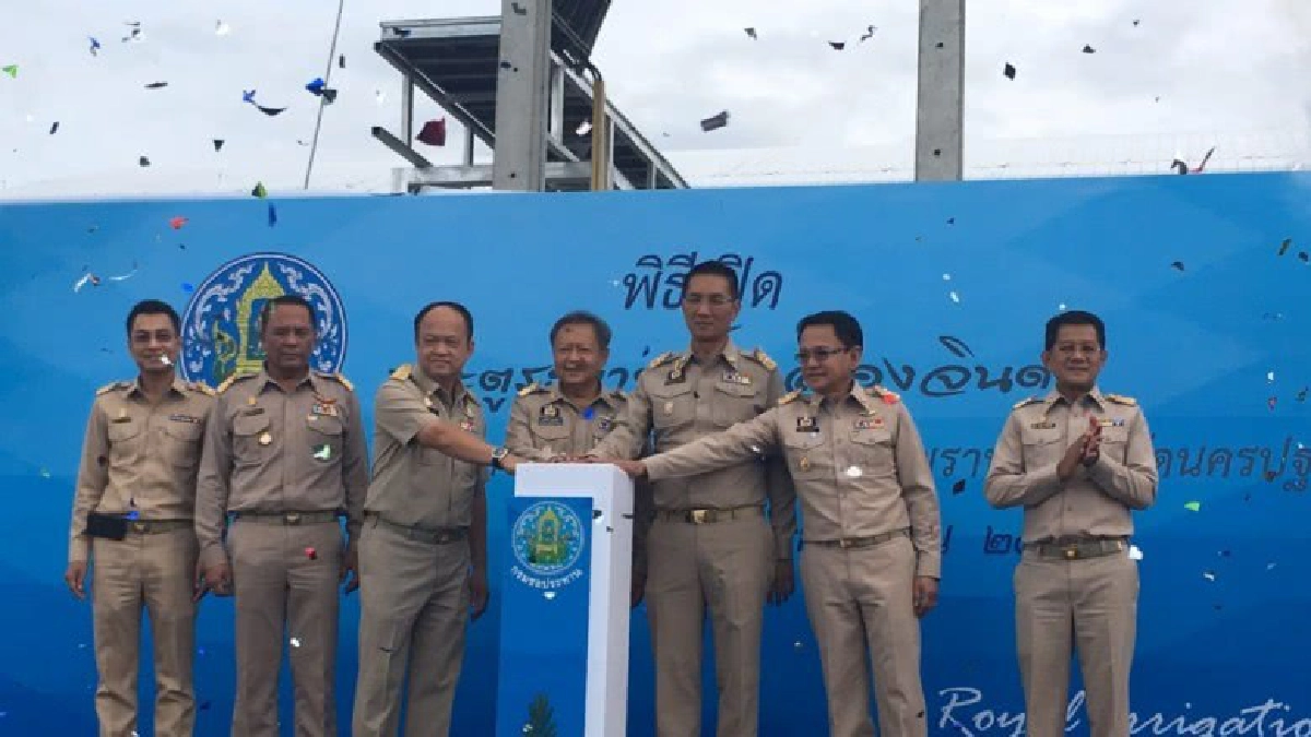 ประตูระบายน้ำคลองจินดา อานิสงค์แห่งสวนผลไม้และกล้วยไม้ ประตูระบายน้ำคลองจินดา อานิสงค์แห่งสวนผลไม้และกล้วยไม้