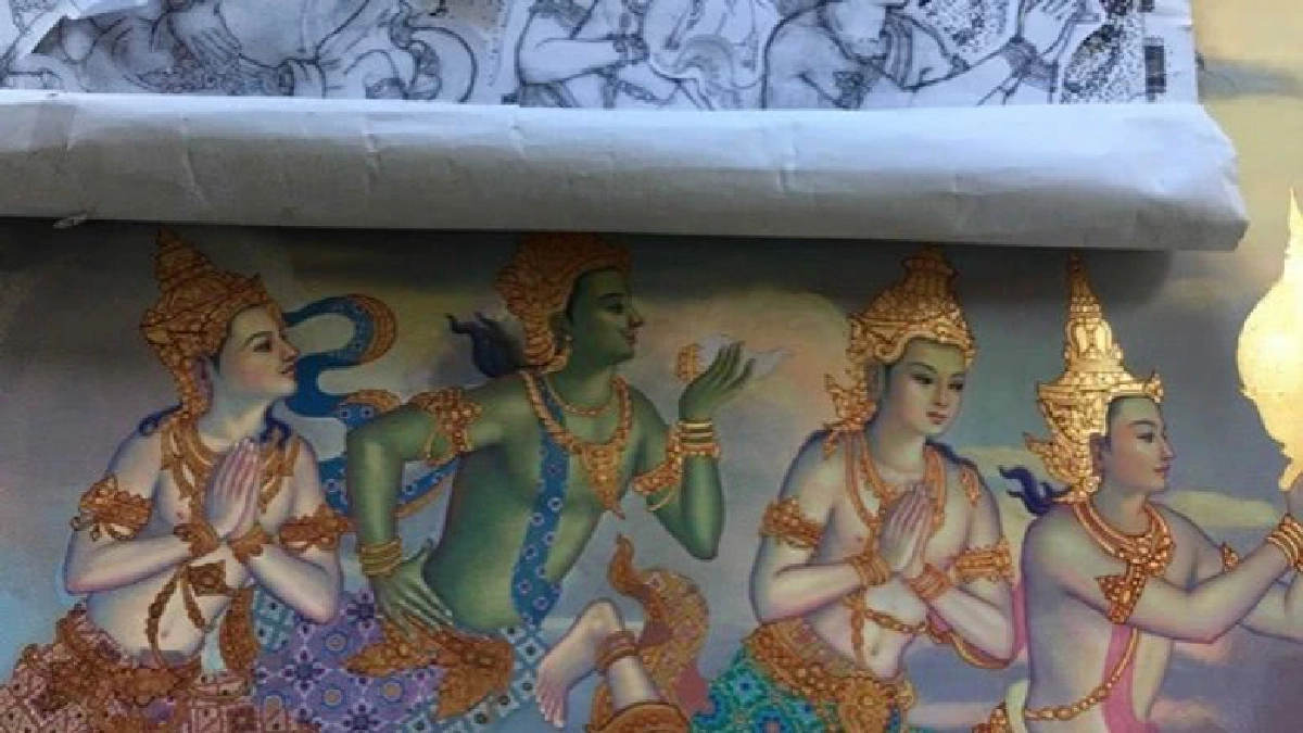 5 อ.ธัญบุรี "จิตรกรอาสา" ฉากบังเพลิง