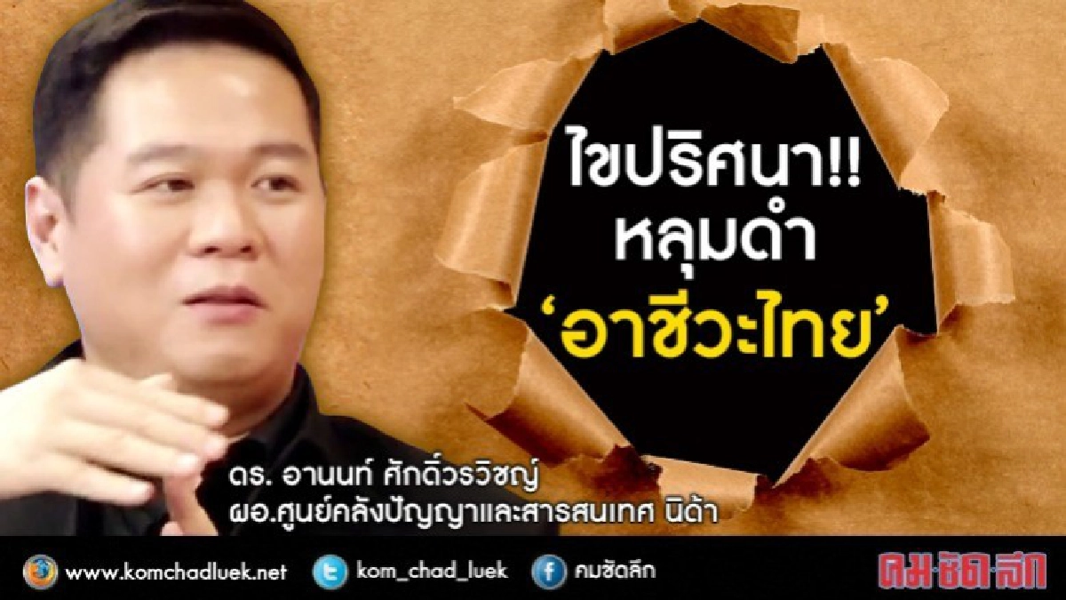 ไขปริศนา!! หลุมดำ“อาชีวะไทย” ไขปริศนา!! หลุมดำ“อาชีวะไทย”