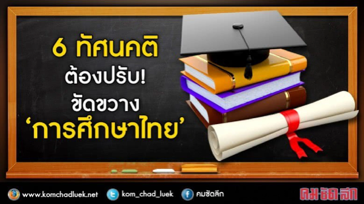 นศ.มอง 6 ทัศนคติที่เป็นปัญหาต่อการศึกษาไทย